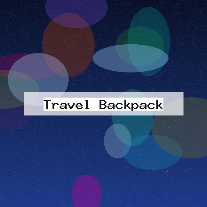 Travel Backpack